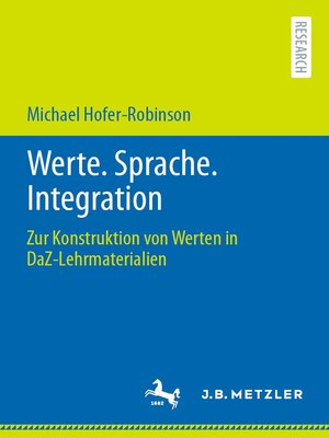 cover image of Werte. Sprache. Integration